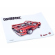 Klocki techniczne Auto wyścigowe 2000ele ZA3468 uniwersalny