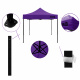 Aga Namiot handlowy bez bocznych ścianek 3×3 m Fioletowy