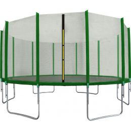 Aga SPORT TOP Trampolina 500 cm ciemnozielona + siatka ochronna