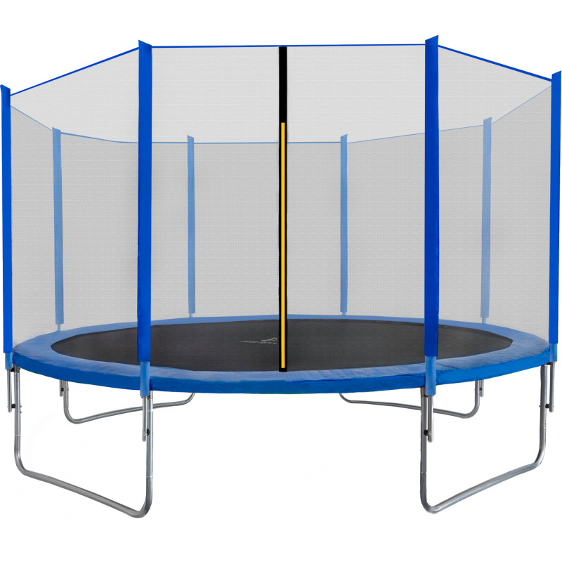 Aga SPORT TOP Trampolina 430 cm Niebieska + siatka ochronna