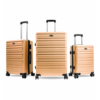 Aga Travel Zestaw walizek podróżnych MR4657 Pomarańczowy
