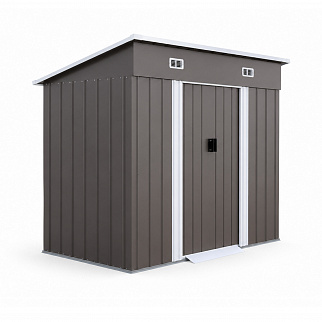 Aga Domek ogrodowy 217x174x110 cm Szary
