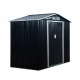 Aga Domek ogrodowy 213x130x185 cm Czarny
