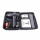 Aga Pistolet do masażu Masażer do ciała + Torba + Wymienne końcówki DS1606 Czarny