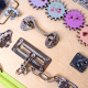Aga4Kids TABLICA MANIPULACYJNA Montessori Drewniana DS5768