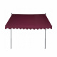 Aga Markiza teleskopowa 300x120 cm Burgund