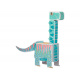 Kolorowanka 3D Cube head Dino - BRONTOZAURUS 3l+ MONUMI uniwersalny