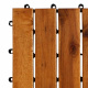 Linder Exclusiv Płytki drewniane tarasowe 30 x 30 x 2,4 cm x 22 szt