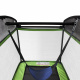 Aga Trampolina ogrodowa Prostokątna 122x183 cm Jasno zielona + siatka zabezpieczająca + huśtawka