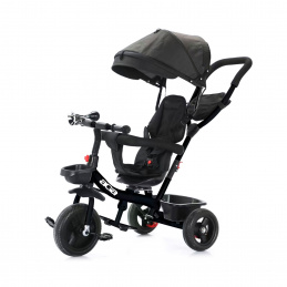 Aga Rowerek trójkołowy dziecięcy Pchacz MR1469 Czarny