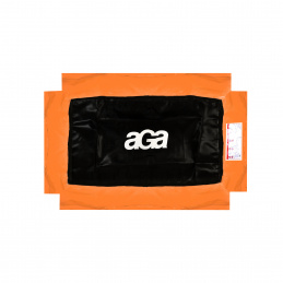 Aga Osłona na sprężyny na trampolinę prostokątną 122x183 cm Pomarańczowy