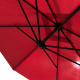 Aga Parasol ogrodowy składany na wysięgniku 250 cm 2,5 m czerwony MR2048