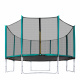 Aga SPORT PRO Trampolina 366 cm Ciemnozielona + siatka ochronna