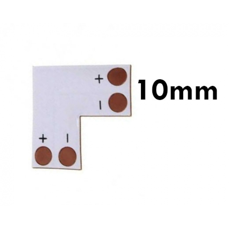 Łącznik narożny do taśm LED 5050, 5630 10mm