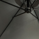 Aga Parasol ogrodowy składany na wysięgniku 300 cm 3 m ciemno szary MR2025