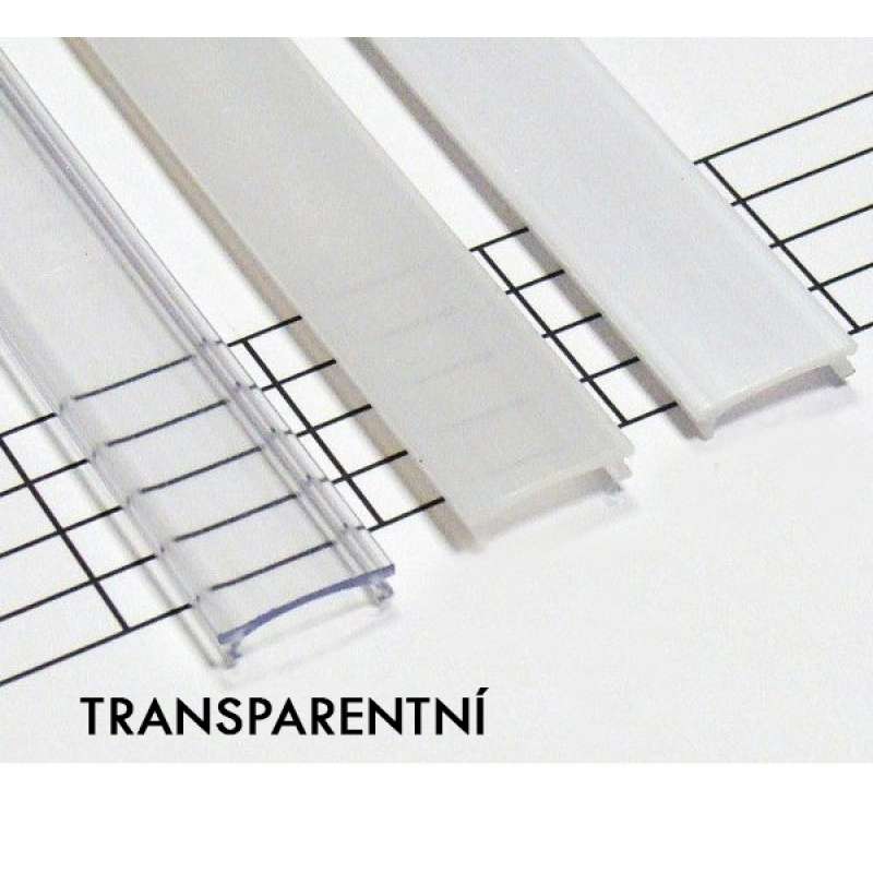 Transparentny dyfuzor KLIK do profilu A, B, C, 1m