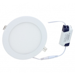 Panel LED CIRCULAR wpuszczany - 12W - 230V - 860Lm - neutralny