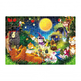 Puzzle Aga4Kids MR1463 216 elementów Zwierzęta w lesie