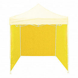 Aga Ścianka boczna do stoiska handlowego 2x2m Żółta