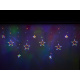 Lampki LED kurtyna gwiazdki 2,5m 138LED multikolor