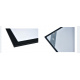 Panel LED czarny 60 x 60cm - 50W - 4700Lm - neutralna biel