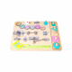 Aga4Kids TABLICA MANIPULACYJNA Montessori Drewniana DS5768