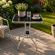 Aga Stół ogrodowy BISTRO MR6173-Szary 60x60x70 cm