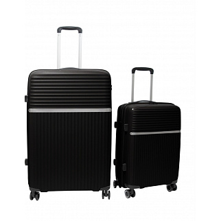 Aga Travel Zestaw walizek podróżnych MR4679 Czarny L+S - II. JAKOŚĆ