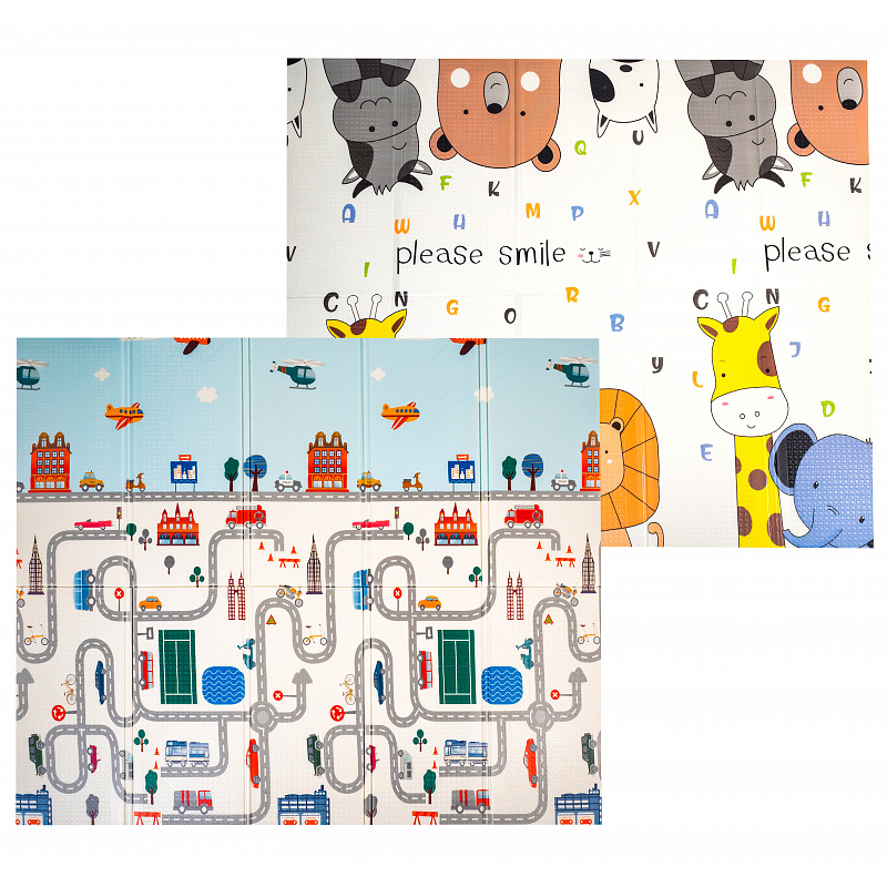 Aga4Kids Składana piankowa mata dla dzieci 200x180 cm 6DZ123 - II. JAKOŚĆ