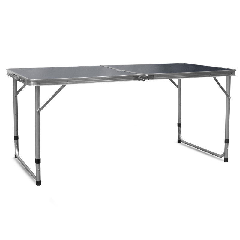 Aga Stolik Stół kempingowy turystyczny składany 120x60x54/60/70 cm Szary