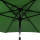 Aga PARASOL OGRODOWY 2,5m 250m REGULACJA POCHYLENIA 250 cm Ciemny zielony