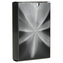 Karty do gry plastikowe czarne