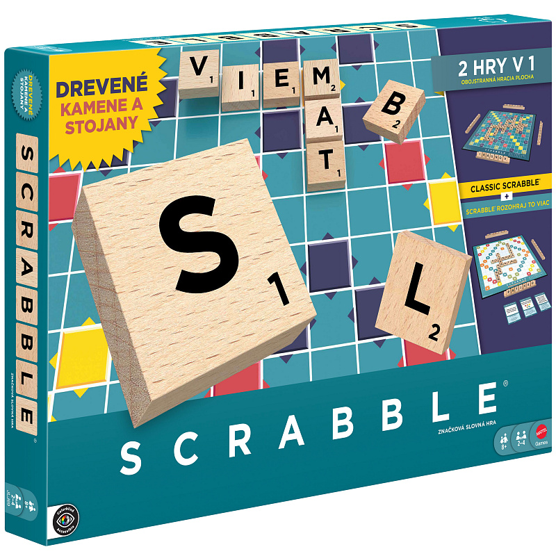 Scrabble Drewniana edycja słowacka JLJ69