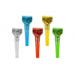 Aga4Kids Gwizdki trąbki papierowe metaliczne 5 szt.