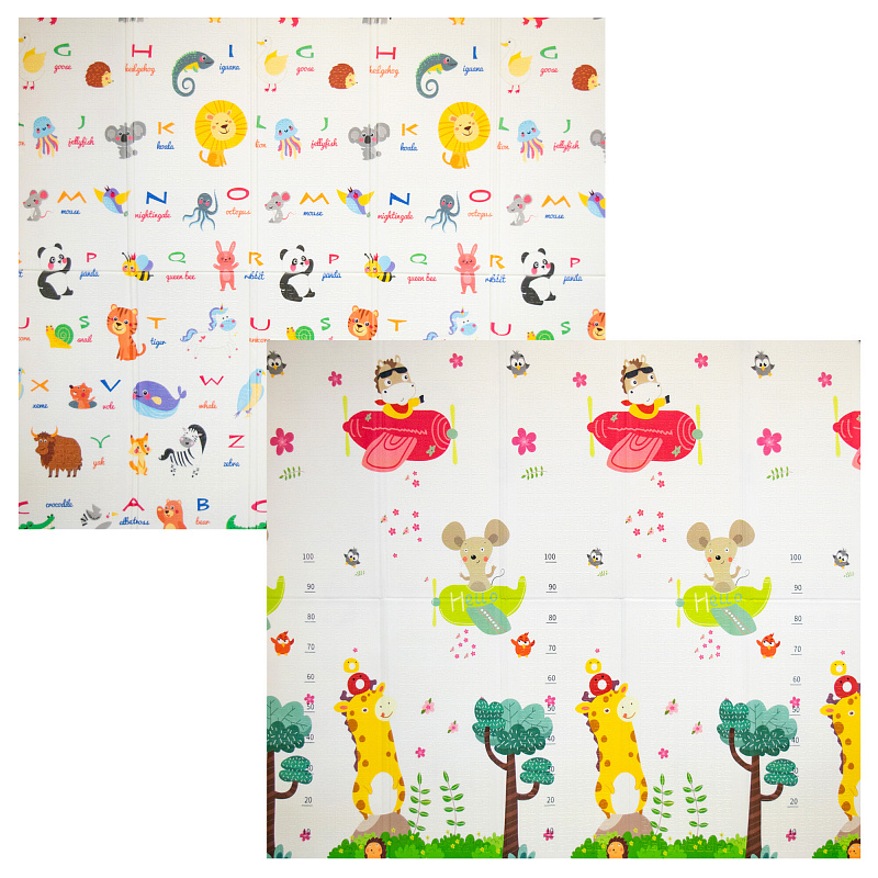 Aga4Kids Dziecięca składana mata piankowa 200x180 cm 6DZ147 - II. JAKOŚĆ