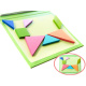 Książeczka magnetyczna układanka klocki 3D tangram