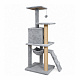 Aga Drapak dla kota 50x40x125 cm Szary