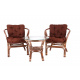 Aga Zestaw rattanowy BAHAMA Choco Brown