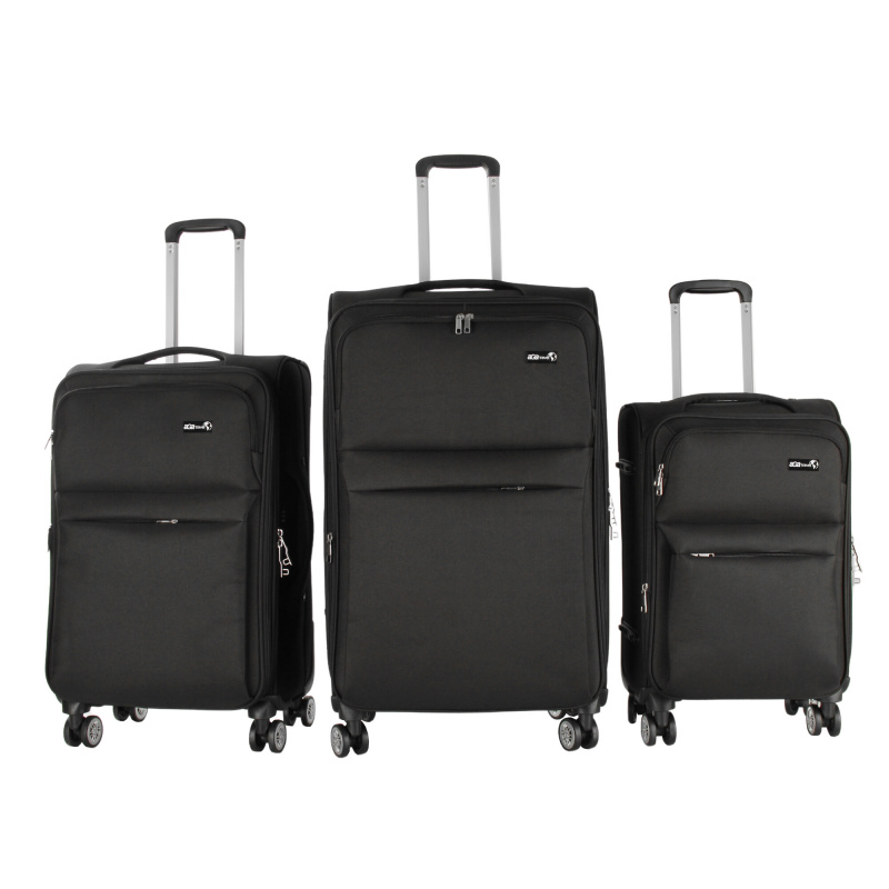 Aga Travel Zestaw walizek podróżnych MR4676 czarny