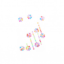 Aga4Kids Samoprzylepne cyrkonie DS8113AX