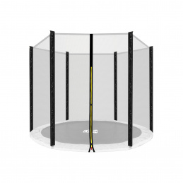 Aga Siatka ochronna 180 cm na 6 słupków Czarna siatka / Czarna