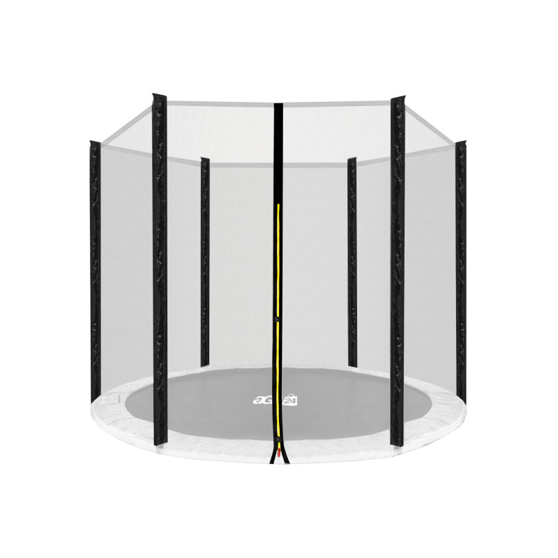 Aga Siatka ochronna 180 cm na 6 słupków Czarna siatka / Czarna