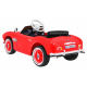 Autko BMW 507 Retro elektryczne dla dzieci Czerwony Roadster