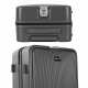 Aga Travel Walizka podróżna MR4671 Ciemnoszara