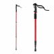 Aga Kij trekkingowy AntiShock 61-135 cm czerwone