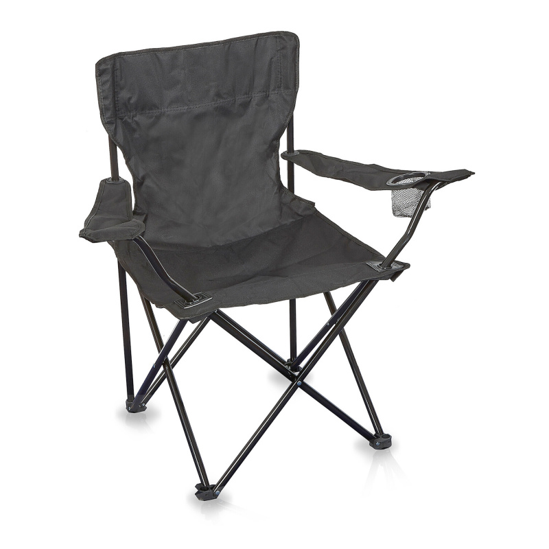 Linder Exclusiv Krzesło turystyczne wędkarskie kempingowe ANGLER PO2481 Dark Grey
