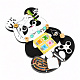 Aga4Kids TABLICA MANIPULACYJNA Montessori Drewniana PANDA