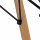 Aga Stół jadalny 60 cm Czarny