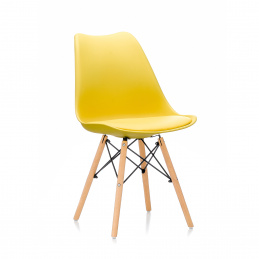Aga Krzesło do kuchni salonu jadalni MR2035Y Żółte