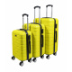 Aga Travel ZESTAW WALIZEK 3w1 KOMPLET WALIZKA PODRÓŻNA BAGAŻ MR4658 Żółty